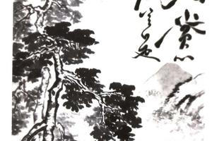 桐下鼓琴图