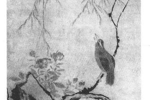 好鸟鸣春图