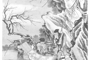 梅林评画（观画图）