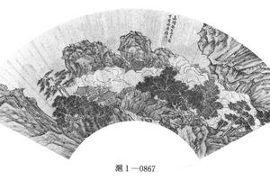 涧阁晴云图