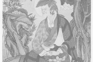 第八嘎纳嘎拔哈喇掇杂尊者图