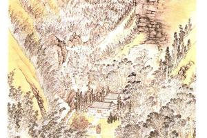 石层山图