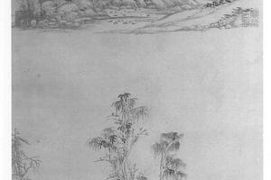 仿倪瓒山水