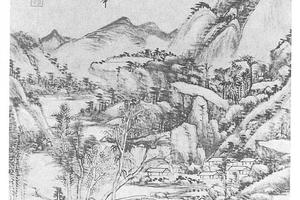 仿黄公望山水图