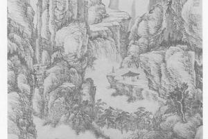 云壑松泉图
