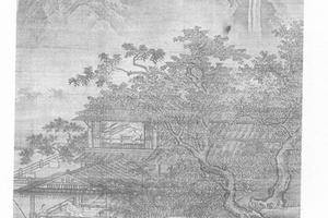 水阁闲适图