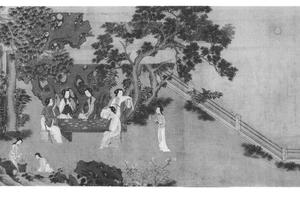 吹箫图
