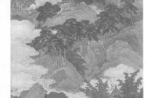 拟赵千里山水