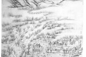 绘御制雪浪石诗
