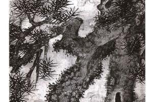 青松白云图