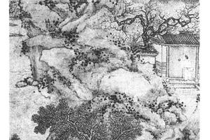 山庄客至图