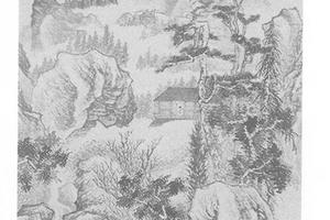长松老屋图