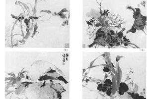 花鸟八开