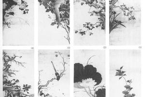 四季花鸟八条