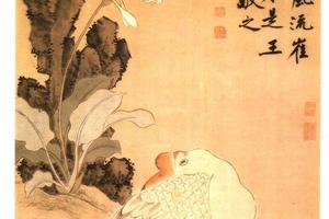 花下睡鹅