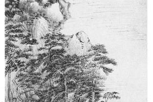 仿王蒙山水