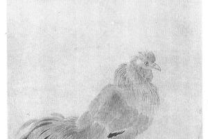 临沈石田金鸡图