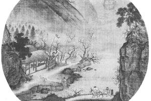 花坞醉归图