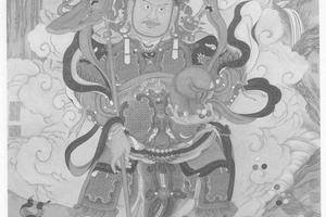 北方多闻天王像图