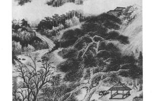 仿董源山水