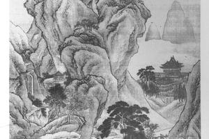 溪桥秋赏图