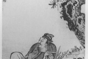 松鹿老人图