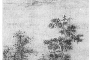 江皋飞雪图