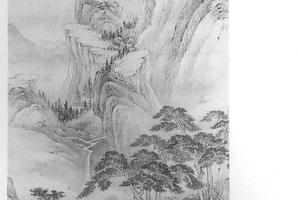 携琴游山图