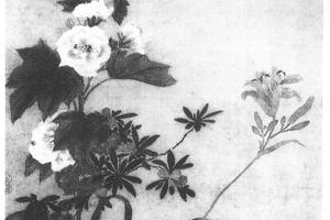 蜀葵萱花图