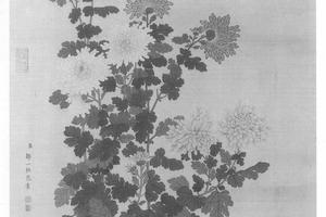 霜菊秋罗图