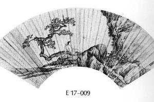高士图扇面