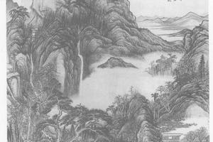 云崖锦树图