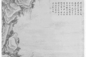 芦汀泛月图