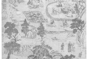 合摹李公麟莲社图