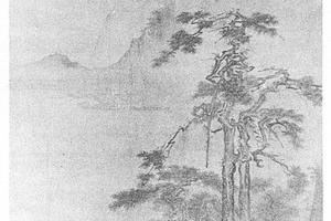 松阁观潮图
