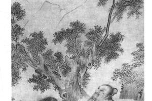 月下纳凉图