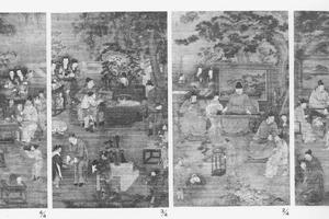 琴棋书画图(四幅)