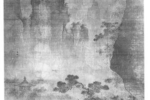 楼台玩月图