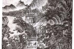秋林万壑图