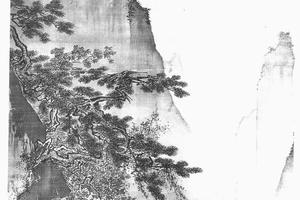 对月图