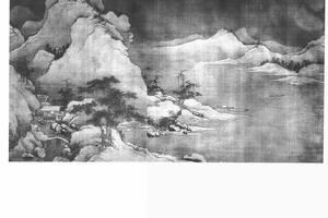 雪景山水