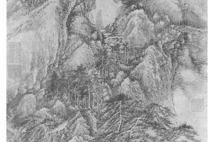 画万壑松风