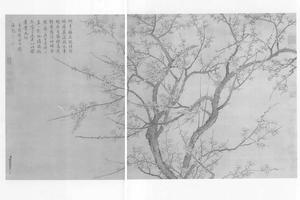 墨梅御题图