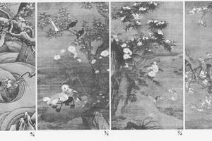 四季花鸟图(四幅)