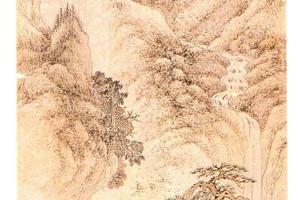 云峦秋瀑图