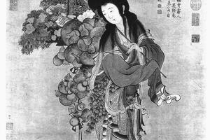 麻姑仙像图