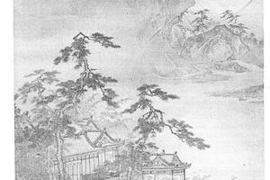 莲塘游暑图
