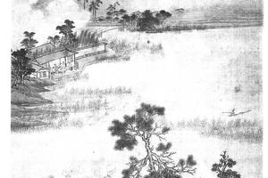 清吟消夏图