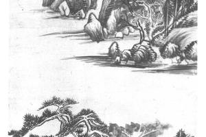 石磴飞流