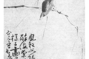 柳枝画眉图